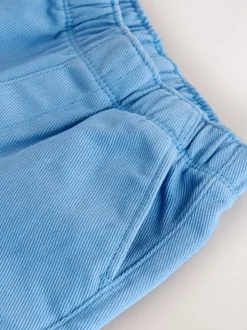 Bleu - Pantalon large à enfiler (3mois-7ans)