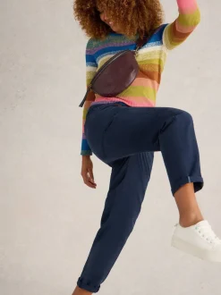 Bleu - Pantalon White Stuff Thea