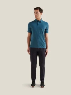 Bleu - Pantalons Peckham Rye en Coton Extensible