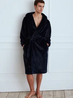 Bleu - Peignoir Chelsea Peers en polaire