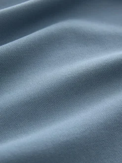 Bleu - Polo coupe classique à manches courtes et liserés