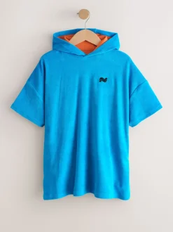 Bleu - Poncho en éponge (3-16ans)