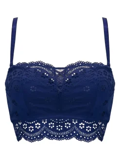Bleu - Pour Moi Swoon Soutien-gorge bustier à armatures