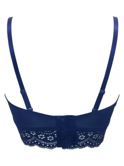 Bleu - Pour Moi Swoon Soutien-gorge bustier à armatures