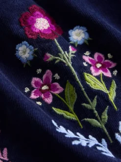 Bleu - Robe Boden Clover Blouson en velours côtelé