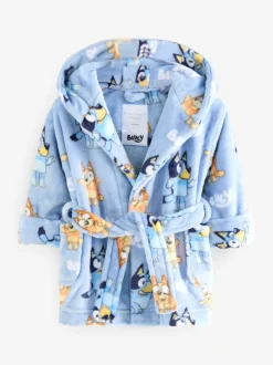 Bleu - Robe de chambre en polaire (9 mois à 8 ans)