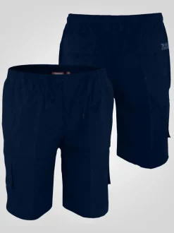 Bleu - Short cargo D555 NICK avec poches en forme