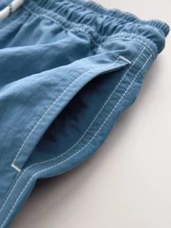 Bleu - Short de bain à coutures contrastées (3-16ans)