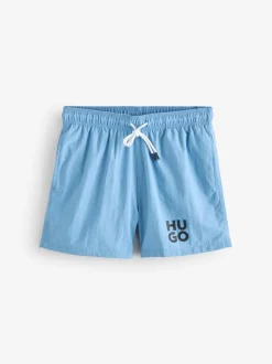 Bleu - Short de bain HUGO Paolo