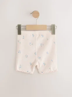 Bleu - Shorts côtelés Lot 5 (3mois7ans)