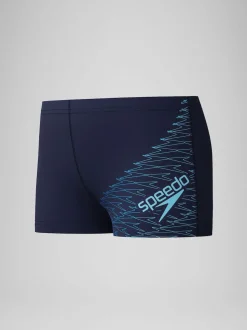 Bleu - Shorts de bain Speedo Speedo Medley Logo Aqua