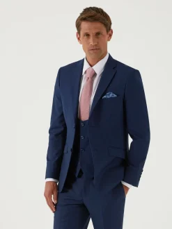 Bleu - Skopes Coupe ajustée Milan Costume Veste