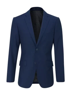 Bleu - Skopes Coupe ajustée Milan Costume Veste
