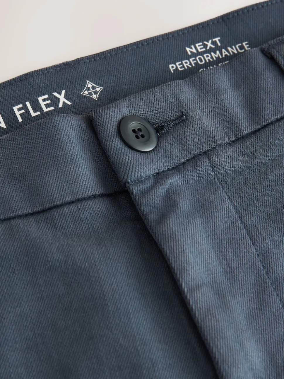 Bleu - Slim Fit (Slim Fit) - Pantalon chino Motionflex