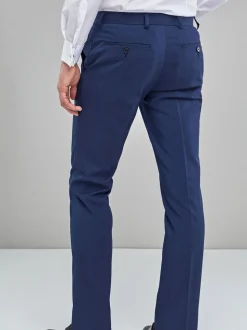Bleu - Slim Fit (Slim Fit) - Pantalon intelligent stretch
