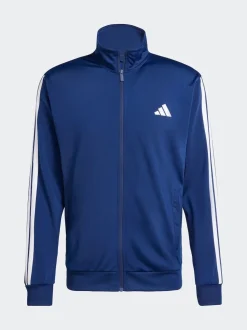 Bleu - Survêtement adidas Sportswear Basic 3 bandes en tricot