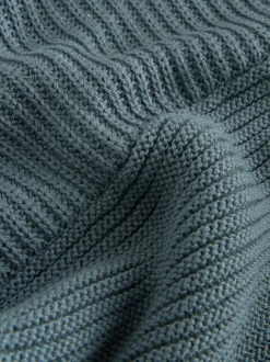 Bleu - Sweat-shirt à capuche en maille utilitaire (3-16ans)