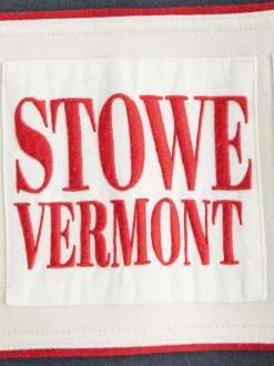 Bleu - Sweat-shirt Abercrombie & Fitch Graphique Ski Popover