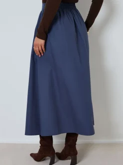 Bleu - Threadbare Jupe midi avec poches