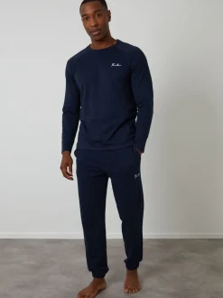 Bleu - Threadbare Sweat-shirts & Joggings Lounge 2 Pièces Ensemble