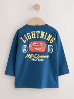 Bleu - T-shirt Disney Cars à manches longues (9mois-8ans)