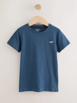 Bleu - T-shirt Manches courtes 5 Pack (3mois-7ans)