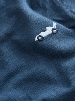 Bleu - T-shirt Manches courtes 5 Pack (3mois-7ans)