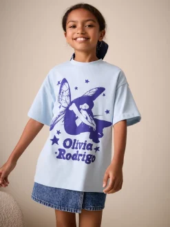 Bleu - T-shirt oversize Olivia Rodridge (3-16ans)