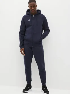 Bleu - Under Armour Rival Fleece Zip Up Hoodie