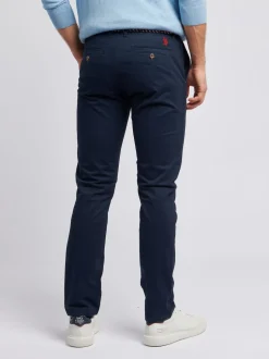 Bleu - US Polo Assn. Pantalon chino classique pour homme
