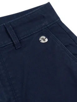 Bleu - U.S. Polo Assn. Short chino classique pour femmes