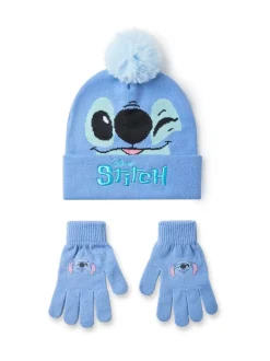 Bleu - Vanilla Underground Disney Ensemble Chapeaux et Gants Lilo & Stitch Filles