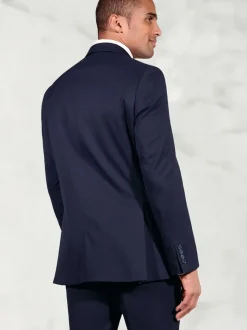 Bleu - Veste de costume lavable Brook Taverner