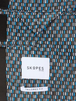 Bleu - Veste Skopes Paso habillée en velours