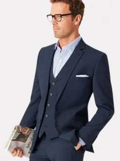 Bleu - Veste slim Brook Taverner Cassino
