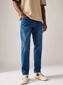 Bleu authentique - Lit 1 place - Coupe ajustée Classic Jeans extensibles