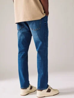 Bleu authentique - Lit 1 place - Coupe ajustée Classic Jeans extensibles