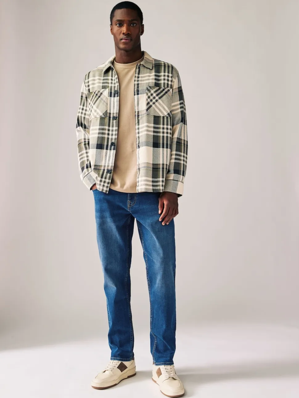 Bleu authentique - Lit 1 place - Coupe ajustée Classic Jeans extensibles