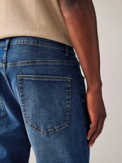 Bleu authentique - Lit 1 place - Coupe ajustée Classic Jeans extensibles