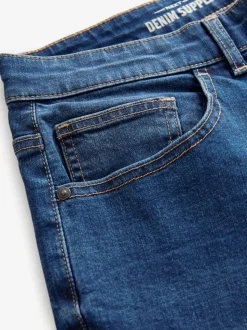 Bleu authentique - Lit 1 place - Coupe ajustée Classic Jeans extensibles