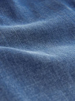 Bleu authentique - Straight Fit Classic Jeans extensibles