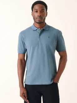 Bleu avio - Ajustement régulier - Polo Manches courtes Pique