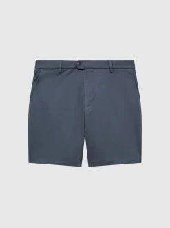 Bleu avio - Short chino casual Reiss Wicket coupe courte