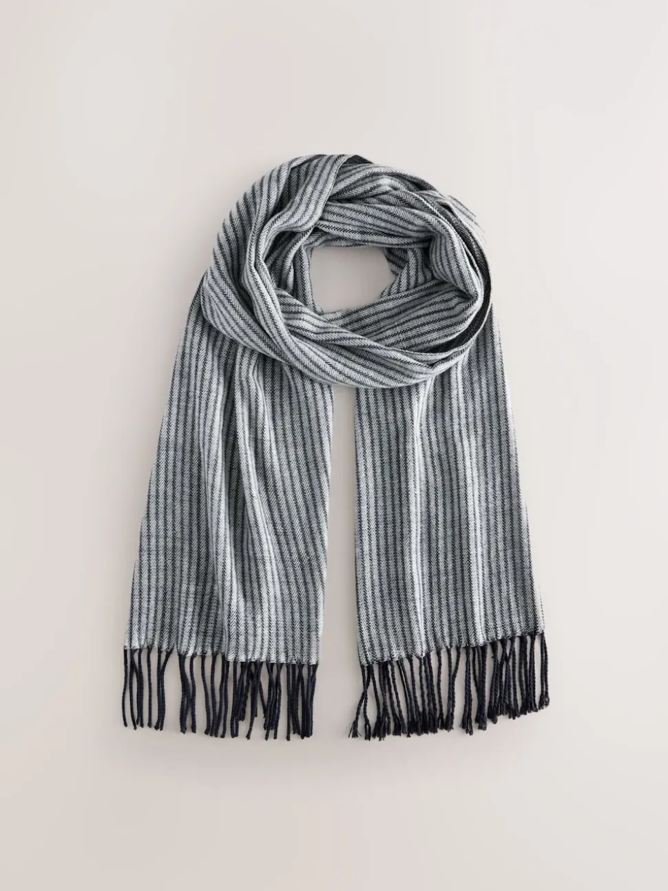 Bleu bleu marine - Écharpe tissée