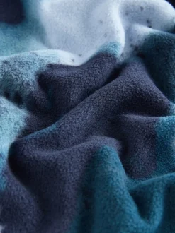 Bleu camouflage Spray - Pyjama simple en laine polaire (3-16yrs)