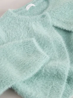 Bleu canard - Boléro pour les occasions moelleuses (12mois à16ans)