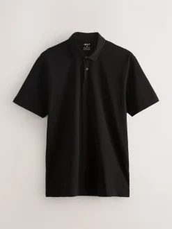 Bleu canard/Noir/Rouge rouille - Polo en jersey Manches courtes 3 Pack