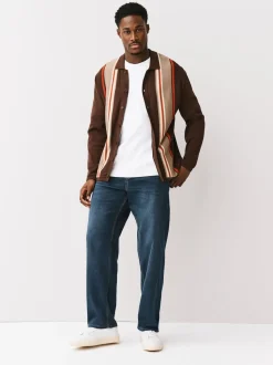 Bleu cendré - Coupe ample - Jeans stretch de confort