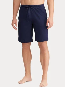 Bleu Chrome - Short extensible Polo Ralph Lauren en jersey de coton