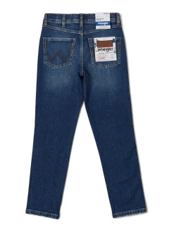 Bleu Chrome - Wrangler Jeanscoupe droite